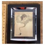 Modern-style picture frame with vintage print