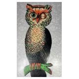 22" embossed die cut Halloween owl decoration