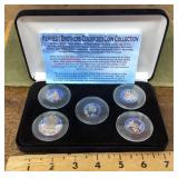 Kennedy Brothers Colorized Coin Collection