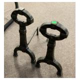 Set of andirons