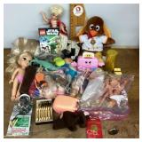 Clean up lot of toys and dolls
