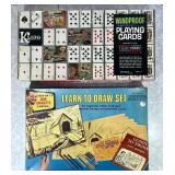 Kling Magnetic Playing Cards& Gnagy drawing set