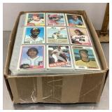 Box of baseball cards