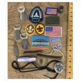 Clean up lot with patches, bottle openers, etc.