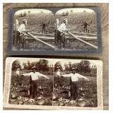 1897 Black Americana stereoview cards