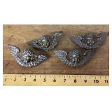 Vintage brass Cherub furniture accents