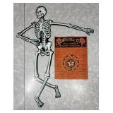 Whirl-O Halloween game & Beistle skeleton