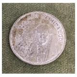 1953 Mexican 5 pesos coin