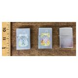 3 lighters