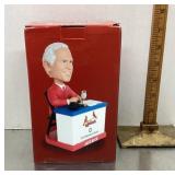Jack Buck bobble head with voice chip