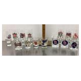 Group of Cardinals shot glasses