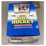 1990 Score hockey wax box