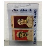 1921 W516-2 strip baseball cards