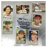 1952 Topps STL Cardinals baseball cards