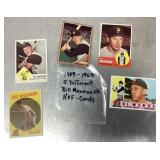 Bill Mazeroski baseball card lot