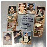 1962 Topps Pirates baseball cards --partial set