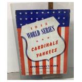 1943 World Series program