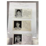 Signed St. Louis Cardinals postcards
