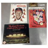 3 St. Louis Cardinals yearbooks