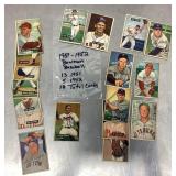 Vintage 1951-52 Bowman baseball cards