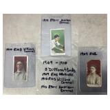 3 antique trading cards