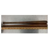 2 mini baseball bats Harry Walker & Jimmie Foxx?