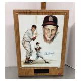 Stan Musial signed collectible with COA