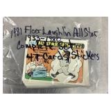 1981 Fleer Laughlin All Star complete set