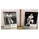 Dick Groat & Bill White signed photos