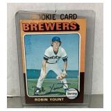 1975 Robin Yount baseball card