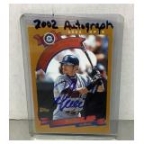 2002 Ichiro Suzuki autographed baseball card