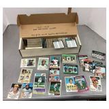 Box of vintage 1968-1975 baseball cards