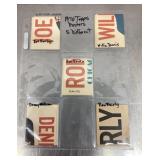 1970 Topps posters --5 different