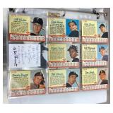 13 1962 Post Cereal baseball cards