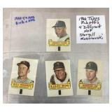 4 1966 Topps Rub Offs