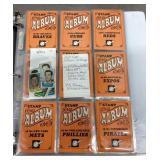 Group of 1969 Topps team stamp albums