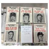 5 1961 Baseball Scoops baseball cards