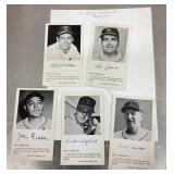 5 St. Louis Cardinals postcards
