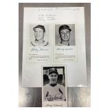 3 St. Louis Cardinals postcards