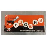 1952 St. Louis Browns training schedule and roster