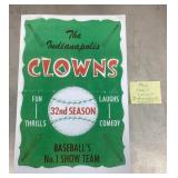 1964 Indianapolis Clowns program