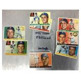 Group of 1955 Topps baseball cards