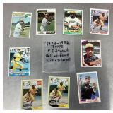 1974-1982 Willie Stargell baseball cards