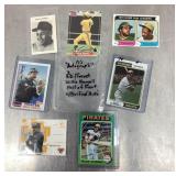 Willie Stargell baseball card lot --1 autograph