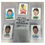 1967 Topps Pittsburgh Pirates stickers