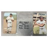 1971 Topps Aaron and Mays Super cards