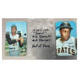 1970 Topps Clemente & Stargell Super cards