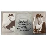 2 1962 "Stat Back" Exhibit cards