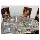 Group of baseball cards and 2 magazines