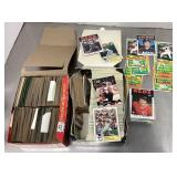 2 boxes of miscellaneous sports cards